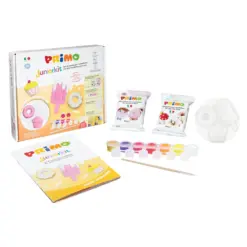 Комплект за моделиране с глини шаблони и бои +8 Juniorkit Sweet Primo бр 1