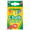 Тебешир безпрашен цветен 12 броя Crayola бр 1
