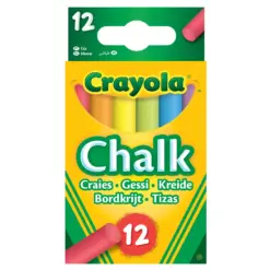 Тебешир безпрашен цветен 12 броя Crayola бр 1