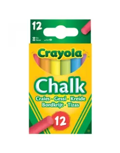 Alternative view от Тебешир безпрашен цветен 12 броя, Crayola