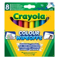 Маркери за бяла дъска 8 цв. коничен връх Wipeoffs Crayola бр 1