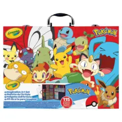 Куфарче за художници 115 части Pokemon Crayola бр 1