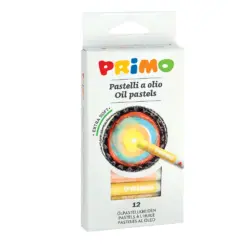 Пастел маслен 12 цвята Ø 8 x 60 мм Primo бр 1