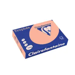 Картон коп.цв. А4 160 г/м2 Apricot Trophee Clairefontaine каш 1000