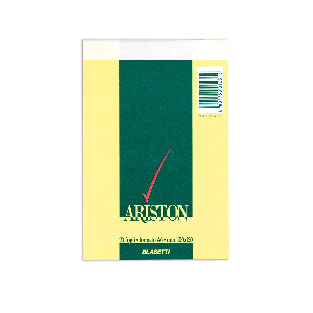 Бележник шит Ariston А6 70 л. 60 г/м2 каре Blasetti бр 1