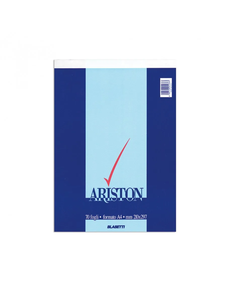 Бележник шит Ariston, А4, 70 л., 60 г/м2, редове, Blasetti, бр 1 - Image 2
