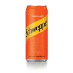 Напитка Schweppes мандарина 0.33 л кенче Coca Cola
