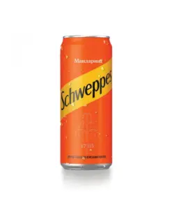Alternative view от Напитка Schweppes мандарина 0.33 л, кенче, Coca Cola