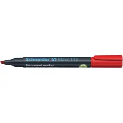 Маркер перманент скосен Maxx 133 4 мм червен Schneider бр 1