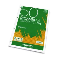 Блок листа с перф. А4 50 л. 60 г/м2 каре Blasetti бр 1