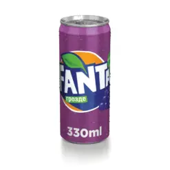 Напитка Fanta грозде 0.33 л кенче Coca Cola