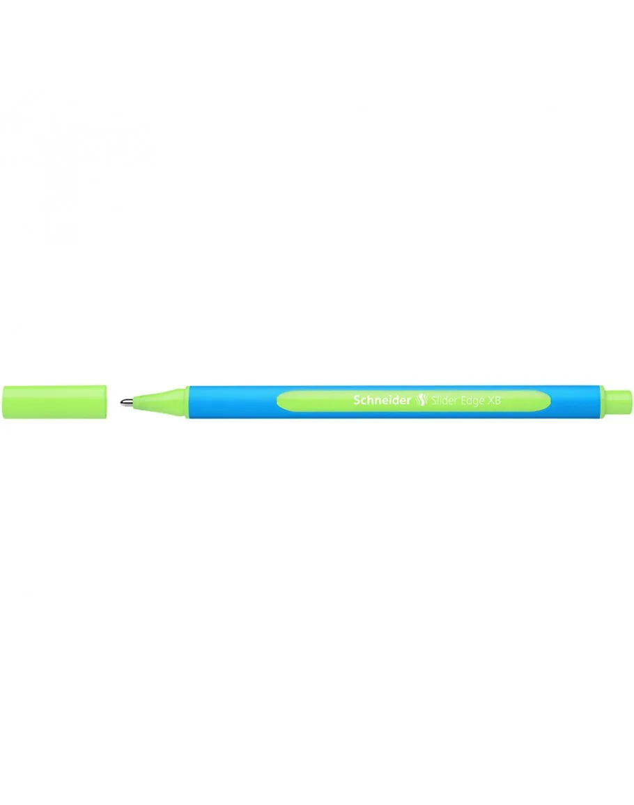 Химикалка Slider Edge XB, св.зелена, Schneider - Image 2