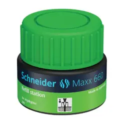 Мастило за текстмаркери Maxx 660 зелено 30 мл Schneider бр 1