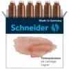 Патронче за писалка коняк 6 броя Schneider бр 1