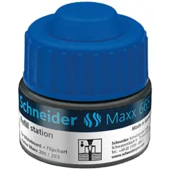 Мастило за маркери за бяла дъска Maxx 665 синьо 30 мл Schneider бр 1