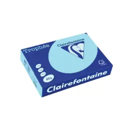 Хартия коп.цв. А4 80 г/м2 Sky Blue Trophee Clairefontaine каш2 2500