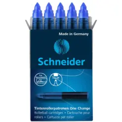 Патронче за ролер ONE Change мек връх 0.6 мм синьо 5 броя Schneider бр 1
