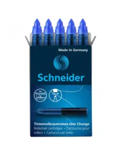 Alternative view of Патронче за ролер ONE Change мек връх 0.6 мм, синьо, 5 броя, Schneider