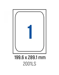 Alternative view от Етикети лепящи обли, 1 бр., 199.6x289.1 мм, 100 л., A4, Spree, каш 10