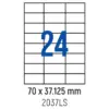 Етикети лепящи 24 бр. 70.0x37.125 мм 100 л. A4 Spree бр 1