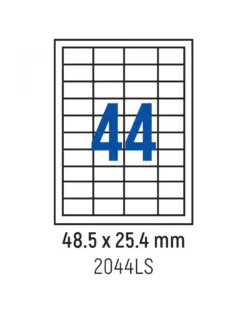 Alternative view of Етикети лепящи 44 бр., 48.5x25.4 мм, 100 л., A4, кант 4, Spree, каш 10