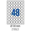 Етикети лепящи кръгли 48 бр. Ø 30 мм 100 л. A4 Spree бр 1