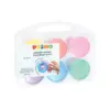 Бои за рисуване с пръсти перлени 6 цв.х 100 г в куфарче Primo бр 1