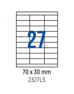 Alternative view of Етикети лепящи 27 бр., 70.0x30.0 мм, 100 л., A4, кант 2, Spree, каш 10