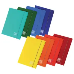 Папка с ластик One Color картон гланц A4 650 г/м2 Blasetti бр 1