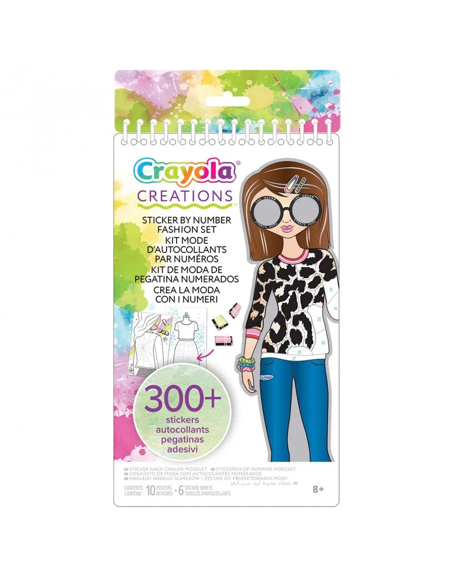 Скицник с лепенки по номера 10 л. Creations, Crayola, бр 1 - Image 2
