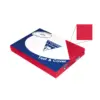 Корици картон лен червени А4 270 г/м2 100 л. Clairefontaine бр 1