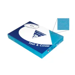 Корици картон лен св. сини А4 270 г/м2 100 л. Clairefontaine бр 1