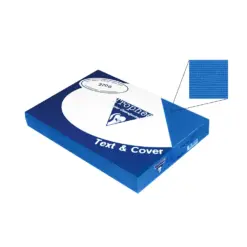 Корици картон лен сини А4 270 г/м2 100 л. Clairefontaine бр 1