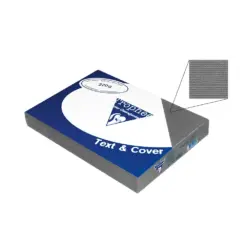 Корици картон лен т. сиви А4 270 г/м2 100 л. Clairefontaine бр 1