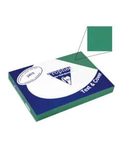 Alternative view of Корици картон кожа т. зелени, А4, 240 г/м2, 100 л., Clairefontaine