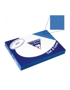 Alternative view of Корици картон кожа т. сини, А4, 240 г/м2, 100 л., Clairefontaine