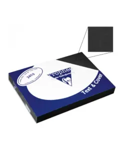 Alternative view of Корици картон кожа черни, А4, 240 г/м2, 100 бр., Clairefontaine