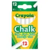 Тебешир безпрашен бял 12 броя Crayola бр 1