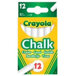 Тебешир безпрашен бял 12 броя Crayola бр 1