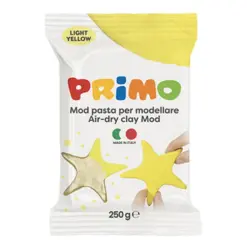 Глина за моделиране пастелно жълта 250 г Primo бр 1