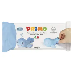 Глина за моделиране пастелно синя 500 г Primo бр 1