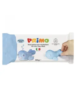 Alternative view of Глина за моделиране пастелно синя 500 г, Primo, каш 6