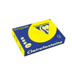 Хартия коп.цв. А4 80 г/м2 Fluo Yellow Trophee Clairefontaine каш2 2500