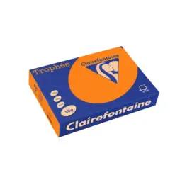 Хартия коп.цв. А4 80 г/м2 Fluo Orange Trophee Clairefontaine каш 2500