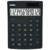 Калкулатор 12 разр. 142x120x31 пастел черен компактен DesQ бр 1