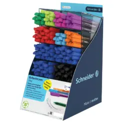 Химикалка Vizz M 9 цвята дисплей Schneider кут 185