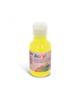 Alternative view of Акрилна боя Primary Yellow, 125 мл, бутилка, Primo H&P, каш 6