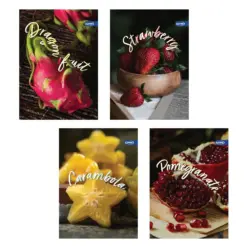 Тетрадка А5 мат/UV Fruits 40+2 л.ред 70 г/м2 Spree_ бр 1