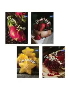 Alternative view of Тетрадка А5, мат/UV Fruits, 40+2 л.ред, 70 г/м2, Spree_, каш 80