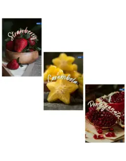 Alternative view of Тетрадка А4, мат/UV Fruits, 40+2 л.ред, 70 г/м2, Spree_, каш 40
